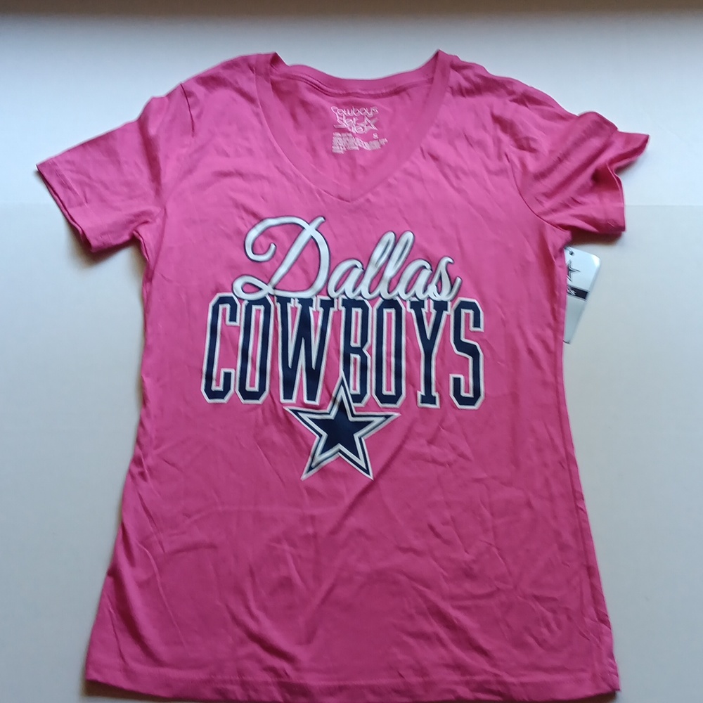 PINK DALLAS COWBOYS TOP SIZE S